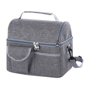 Lunch Bento Bag Insulated Lunch Sack Lunch Carry Bag Picnic Tote Lunch - Picture 1 of 12