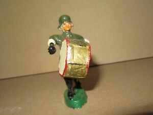 451P Rare Durso Lineol Germany H 7 CM Soldier German The Drum WWII Repaint