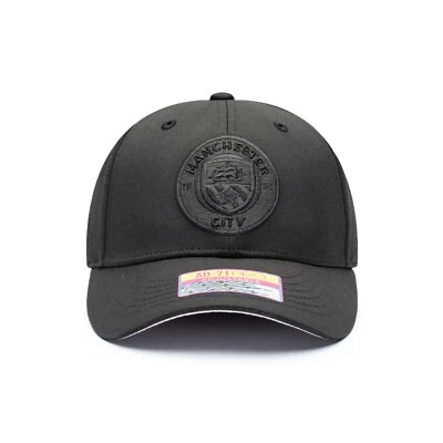 Manchester City 'Dusk' Adjustable Hat by Fan Ink - Black