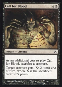 4X CALL FOR BLOOD BLACK BETRAYERS OF KAMIGAWA MTG MAGIC NM X4 (yourdeckbuilder) - Picture 1 of 1