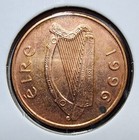 1996 Ireland 🇮🇪 1 Penny World Foreign Coin Km 20a High Grade Luster & Shine!