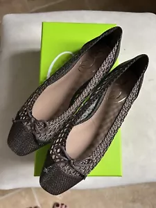 Zapatos de ballet Sam Edelman marrón rafia para dama nuevos con etiquetas Reino Unido 5,5 - Imagen 1 de 7