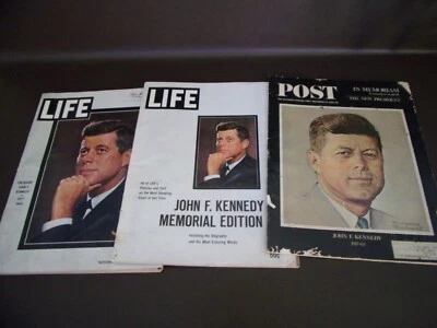 Lot Of Three JFK Magazines 2-Life & 1- Saturday Evening Post - Image 1 of 4