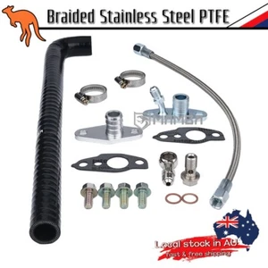 MAMBA Turbo Oil Feed & Return Line Kit For Toyota Land Cruiser HJ61 12HT w/ CT26 - Picture 1 of 5