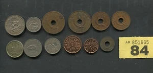 Lot of 12 coins of Uganda and British East Africa - Picture 1 of 2