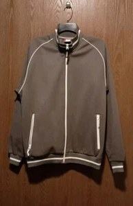 Clique Mens Jacket MEDIUM Grey Insulated Zip Up Long Sleeves - Picture 1 of 7