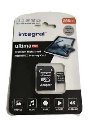 Integral 256GB UltimaPro MicroSDXC Class 10 UHS Class 3 Memory Card - Image 1 of 3