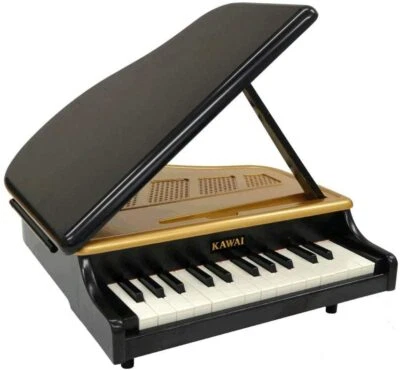 Kawai Mini Pianoforte a coda Giocattoli per Bambini Nero Tipo 25 Tasti F5-F7 1191 Made in Japan - Immagine 1 di 4