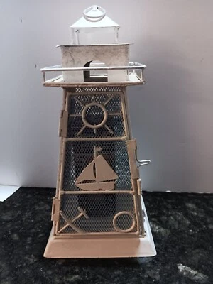 金属灯塔有源烛台带电池供电蜡烛 — 第 1/4 张图片