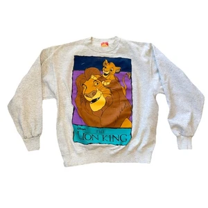 Vintage The Lion King Pullover Sweatshirt Disney Original 90’s Graphic Large - Picture 1 of 16