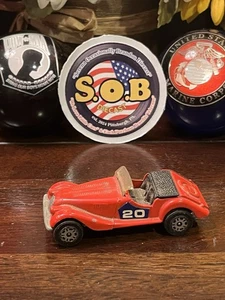 CORGI JUNIORS Whizzwheels Morgan Plus 8 Coupe Red Diecast USED VG Cond (Glass) - Picture 1 of 11