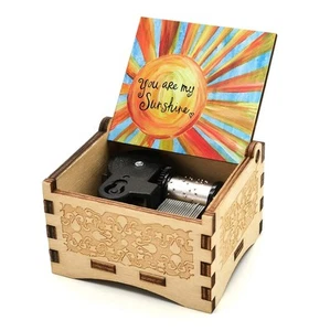 You are My Sunshine Music Box Wind Up Music Box, Decor/Gifts/Home Decoration ... - Picture 1 of 5
