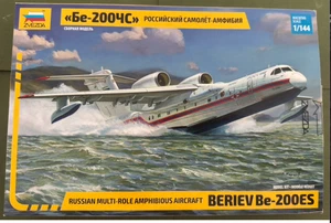 1/144 Beriev Be-200ES Russian Amphibious Aircraft Zvezda #7034 Factory Seal MISB - Imagen 1 de 12