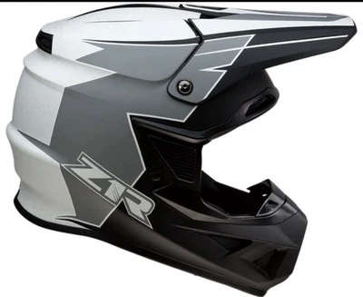 Z1R F.I. Capacete offroad MIPS histeria - Hi-Vis cinza/branco tamanho G 0110-6449 - Imagem 1 de 4