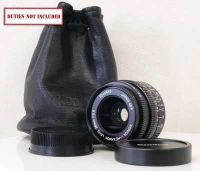 [Unused] Konica M Hexanon 28mm f/2.8 Leica M Mount Wide Angle From JAPAN - Image 1 of 4