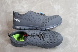 Reebok Sublite Cushion Arbeitsschuhe Herren Größe 11W grau Comp Toe rutschfest - Bild 1 von 12
