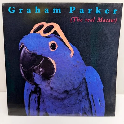 Graham Parker The Real Macaw Vinyl LP Record (1984) Arista - AL 8 8023 - Image 1 of 4