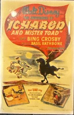 LE1000 Anniversary Disney PIN Original Movie Ichabod Mister Toad Bing Crosby - Image 1 of 3