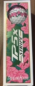 TaylorMade TP5 Pix 2025 Season Opener One Sleeve 3 Golf Balls Masters Azalea - Picture 1 of 2