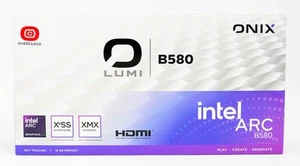 Intel ARC B580 OC Onix Lumi 12GB GDDR6 Graphics Card - 8346-00278 - Picture 1 of 11