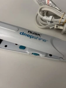 Rusk Flat Iron Engineering Deepshine Ceramic 1 inch 1-25 Heat Setting works  - Picture 1 of 3