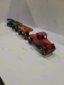 1930's Tootsietoy Contractor Truck And Dump Trailers - Picture 1 of 15