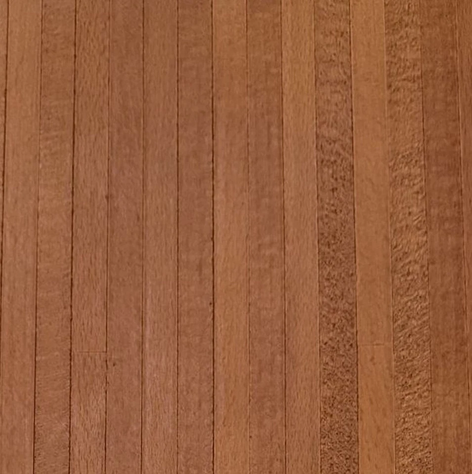 Миниатюрный пол для кукольного домика из натурального дерева в масштабе 1:12 — экономичный и самоклеящийся - Изображение 1 из 3