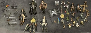 Disney Store Pirates of the Caribbean Dead Man's Chest Figures+accessories LOT - Picture 1 of 17