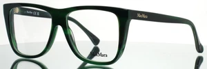 MAX MARA MM5096 098 Green Mens Square Full Rim Eyeglasses 54-14-140 B:46 - Picture 1 of 15