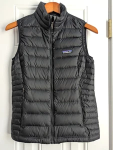 Patagonia schwarz Daunen Pullover Weste Puffer Damen XS EUC - Bild 1 von 10