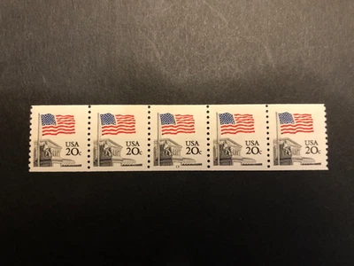 U.S. Stamps, Scott # 1895, PNC5 # 13, 20c Flag over the Supreme Court, MNH - Image 1 of 2