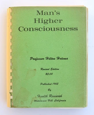 1962 Revised Edition "Man's Higher Consciousness" by Professor Hilton Hotema  Foto 1 de 4