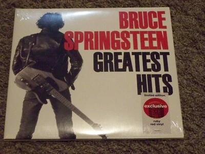 BRUCE SPRINGSTEEN GREATEST HITS P[RESSED ON RUBY RED VINYL - Image 1 of 2