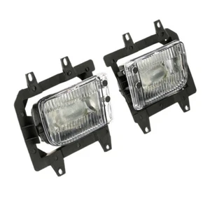 1 Pair Of Front Bumper Clear Fog Light Lamp Fits For BMW E30 318i 320 325i 82-94 - Picture 1 of 10