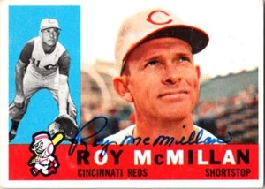 Roy McMillan autographed baseball card (Cincinnati Reds) 1960 Topps #45 - Picture 1 of 1