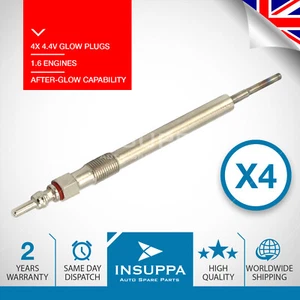 Candelette 4 pezzi 4,4 V per Vauxhall Opel Astra Insignia Mokka Meriva Zafira - Foto 1 di 10