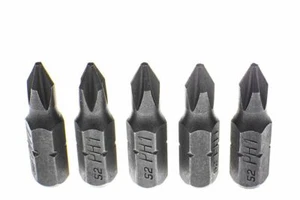 ASTA 5pcs PH1 Phillips Short Reach 1/4" Hex Drive Insert Bit S2 Steel 25mm - Picture 1 of 2