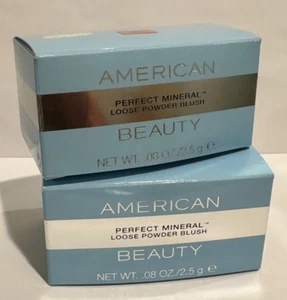 Lot Of 2 American Beauty Perfect Mineral Loose Powder Blush - 02 MOCHA CRYSTAL - Picture 1 of 4