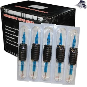 Round Liner Tattoo Needles-Tubes Combo 20/Box - Choose your size 3RL 5RL 7RL 8RL - Picture 1 of 1