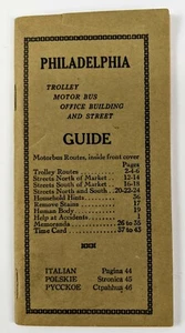 Guía de salud callejera para tranvía Philadelphia 1931 medicina charlatana - Imagen 1 de 7