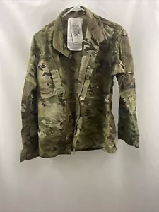USGI Camouflage Army Combat Coat Insect Repellent Sz Xsmall Short Jacket NWT - Picture 1 of 9