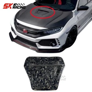 Cubierta de ventilación de admisión de aire forjada/fibra de carbono para Honda Civic tipo R FK8 - Imagen 1 de 26