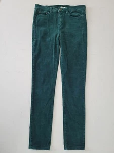J.Crew grüne Vintage schmale gerade Stretch Samt Hose - Damengröße (27) - Bild 1 von 13
