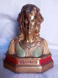 beatrice bronzo smaltato e dorato - Foto 1 di 7