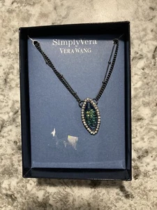 Sinply Vera Vera Wang; Necklace; Pendant; Blue/Green - Picture 1 of 3