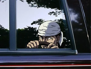 Calcomanías de vinilo para coche Kyoichi Peeker ventana inicial de anime D emperador CE9A pegatinas JDM - Imagen 1 de 5