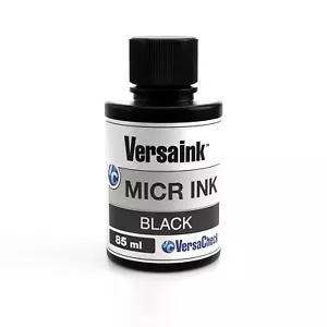 VersaInk-Nano Black MICR Ink -85ml – Magnetic Ink for Check Printers and All-... - Picture 1 of 3