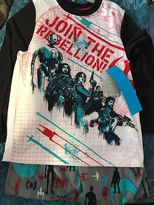 Disney Store Unisex Join The Rebellion Star Wars Pajamas Size  5/6 - Picture 1 of 3