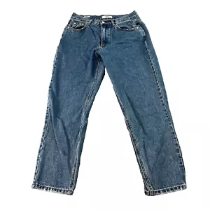 Diesel Mom Womens Jeans 30 28 High Waist Mid Blue Denim Faded Neppy UK 10 - Picture 1 of 10