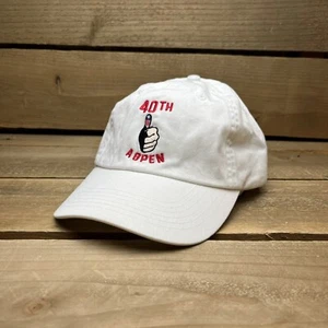 40th A Open Thumbs Up Politics White Strapback Hat Cap - Picture 1 of 9